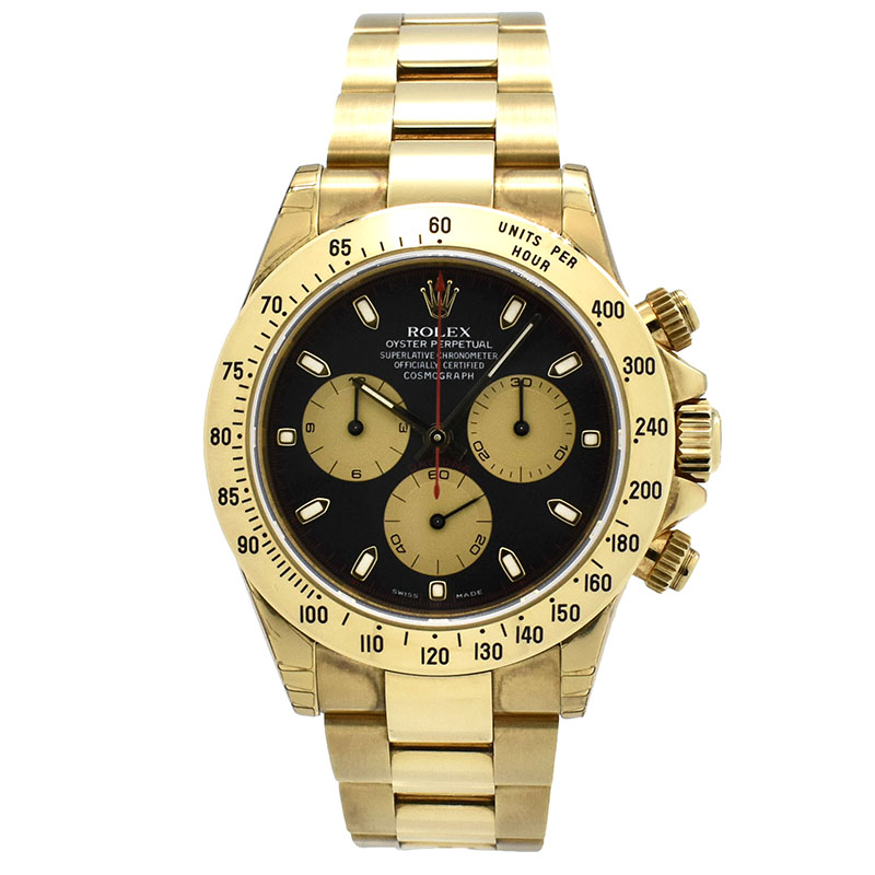 ロレックス　ROLEX　デイトナ　Ref.116528　18KYG　40mm　Y番　ノンポリッシュ　USED　中古