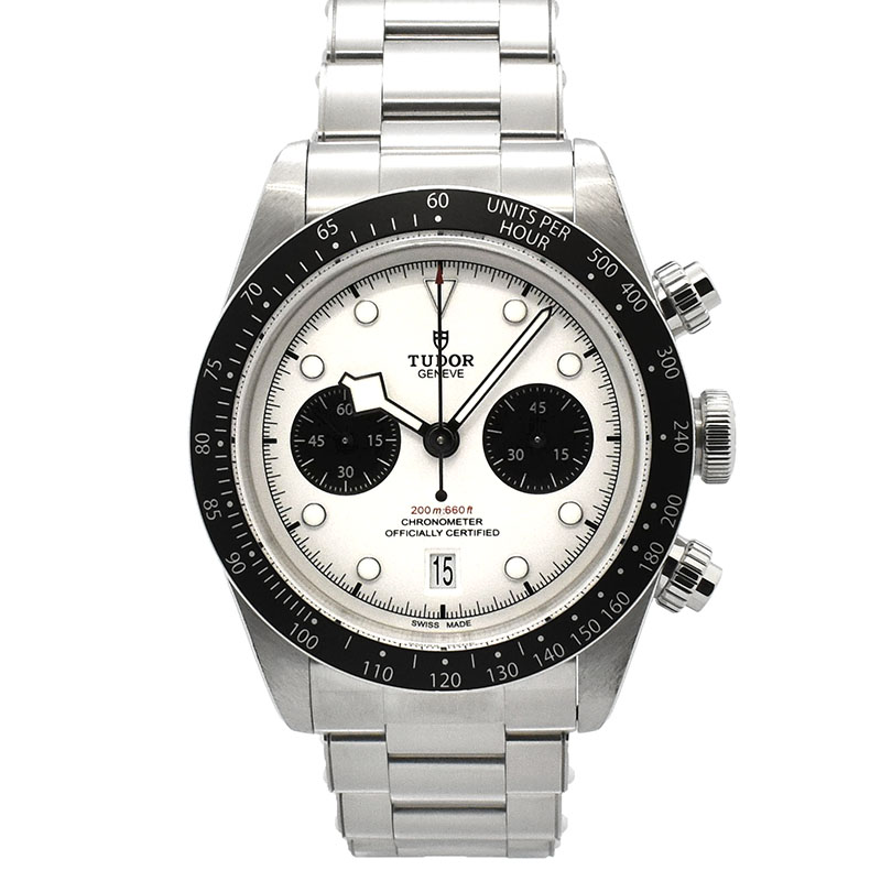 チューダー(チュードル)　TUDOR　ヘリテージ ブラックベイ クロノ　Ref.79360N　41mm　ホワイト　未使用品