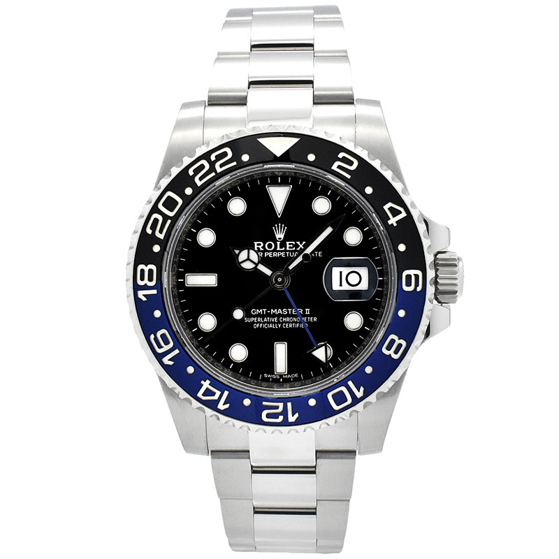 ロレックス　ROLEX　GMTマスター2　116710BLNR　40mm　青黒ベゼル　USED　中古