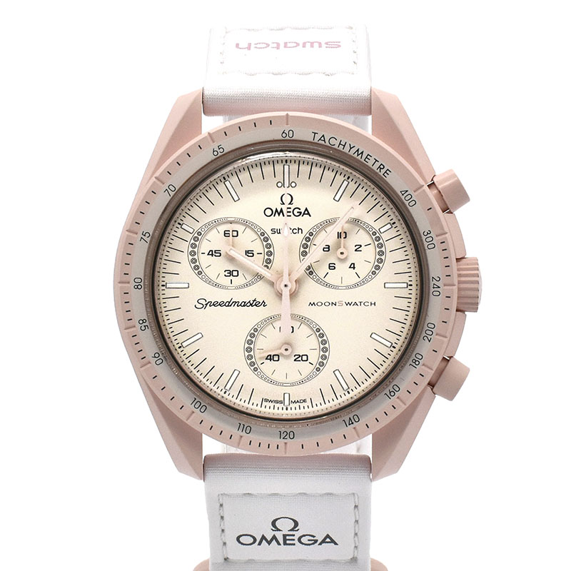 オメガ×スウォッチ　OMEGA×Swatch　ミッション トゥ ヴィーナス　SO33P100　バイオセラミック　42mm　未使用品