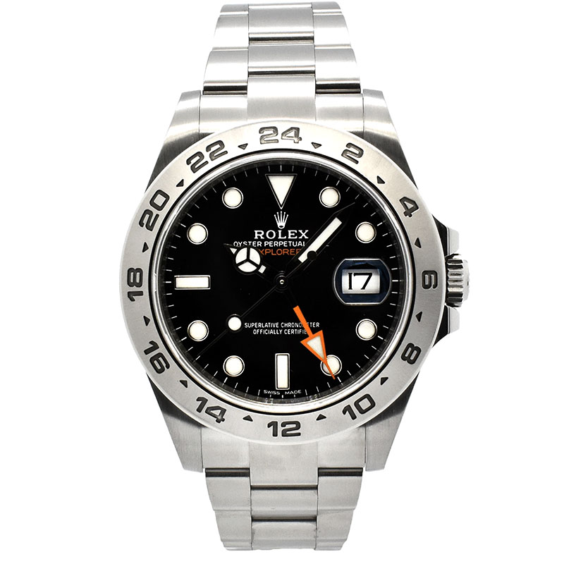 ロレックス　ROLEX　エクスプローラー2　Ref.216570　ブラック　ランダム番　USED　中古