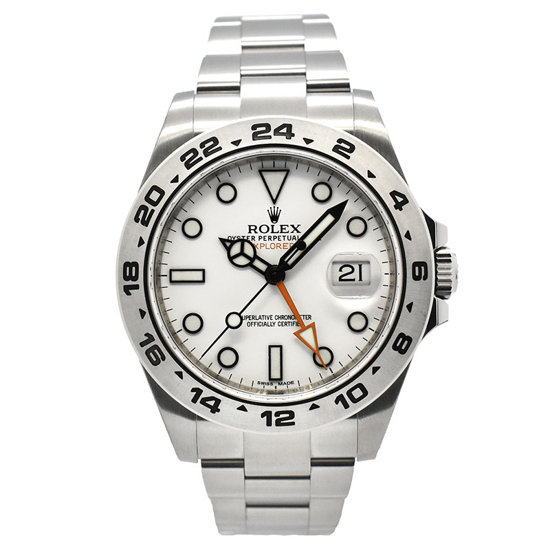 ロレックス　ROLEX　エクスプローラー2　Ref.216570　ホワイト　ランダム番　USED　中古