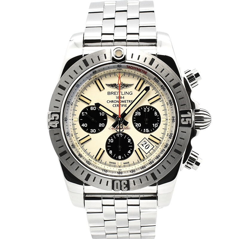 ブライトリング　BREITLING　クロノマット44 エアボーン　A005G86PA(AB0115)　SS　シルバー/ブラック　44mm　USED　中古