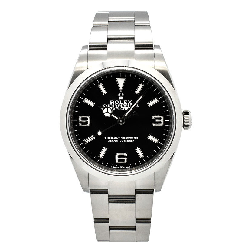 ロレックス　ROLEX　エクスプローラー1　Ref.124270　36mm　ブラック　USED　中古