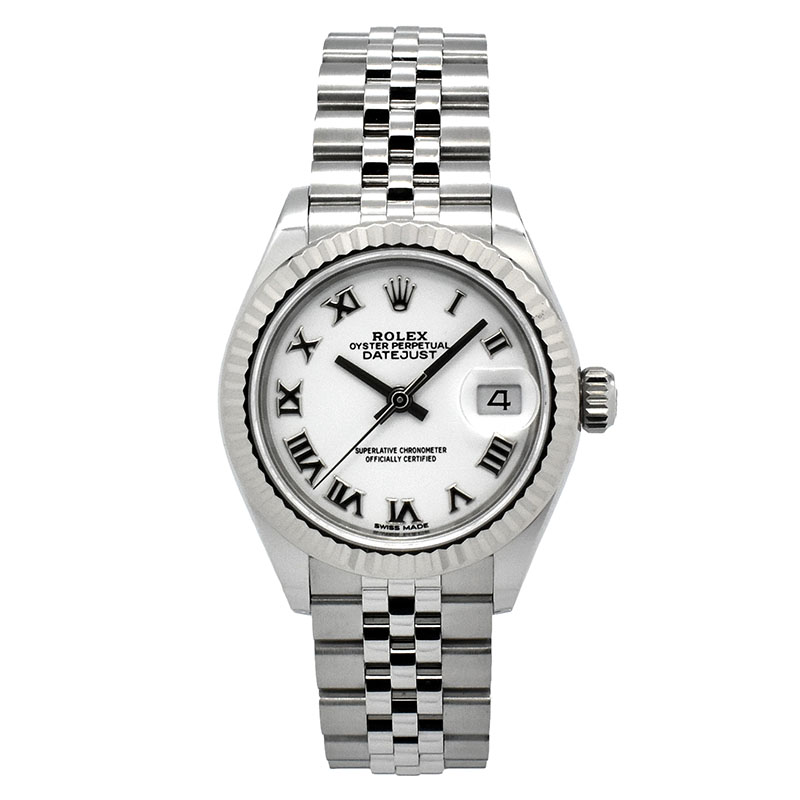 ロレックス　ROLEX　レディ デイトジャスト 28　Ref.279174　ホワイトローマ　SS×WG　USED　中古
