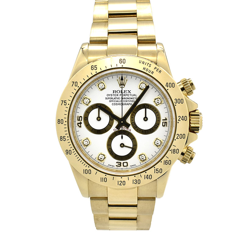 ロレックス　ROLEX　デイトナ　Ref.116528G　18KYG　8Pダイヤ　M番　USED　中古