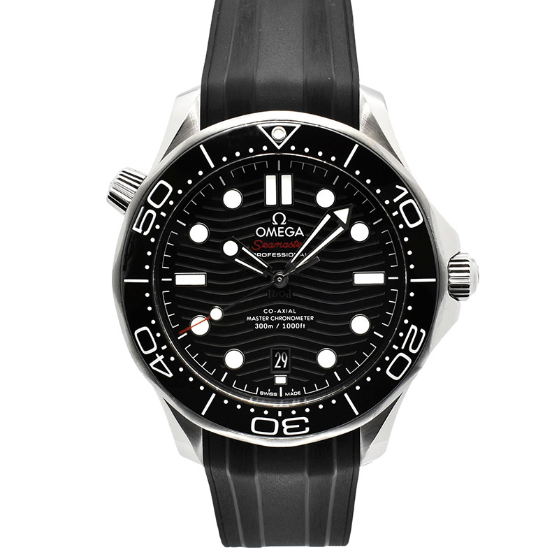 オメガ　OMEGA　シーマスター300 コーアクシャル マスタークロノメーター　210.32.42.20.01.001　42mm　ラバー　USED　中古