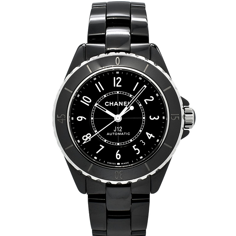 シャネル　CHANEL　J12 キャリバー12.1　H5697　38mm　自動巻き　ブラック　USED　中古