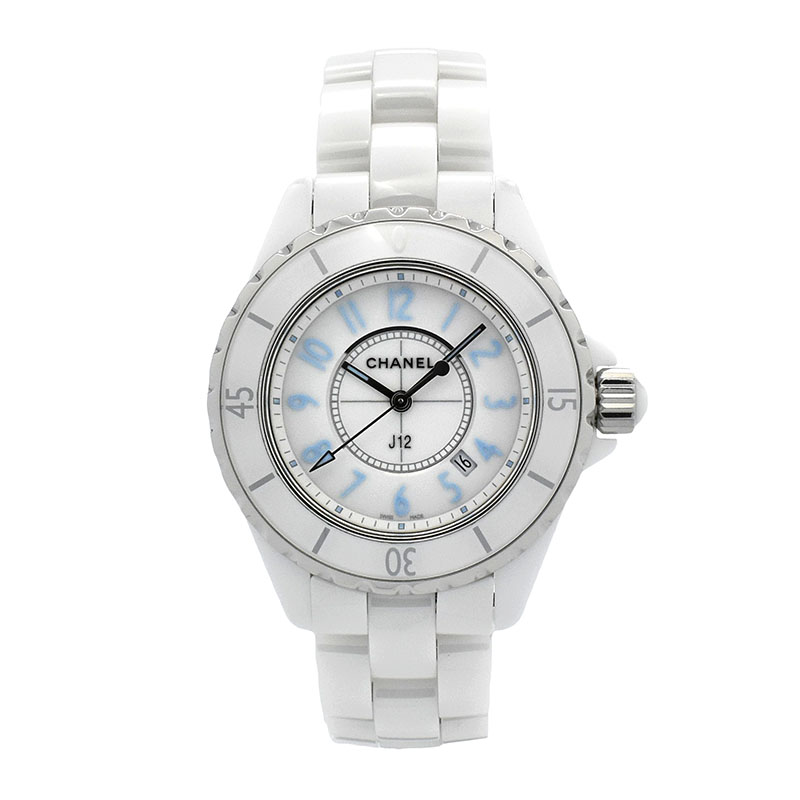シャネル　CHANEL　J12 33mm ブルーライト　H3826　世界2000本限定　USED　中古