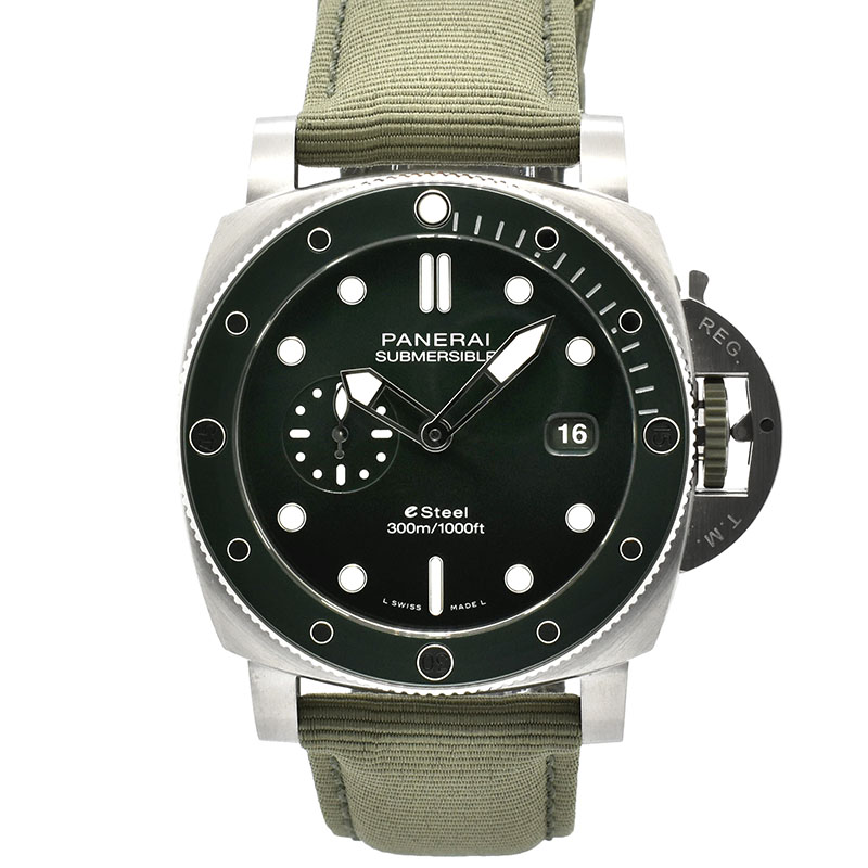 パネライ　PANERAI　サブマーシブル クアランタクアトロ ESteel Verde Smeraldo　PAM01287　Y番　ブティック限定　44mm　未使用品