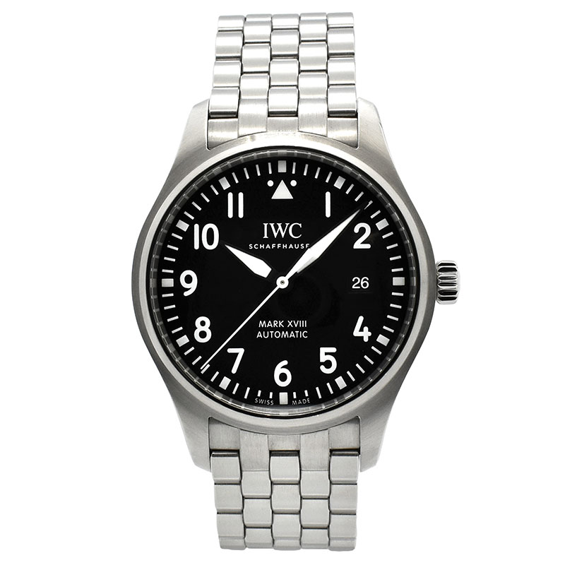 IWC　パイロットウォッチ　マーク18　IW327011　ブラック　40mm　USED　中古