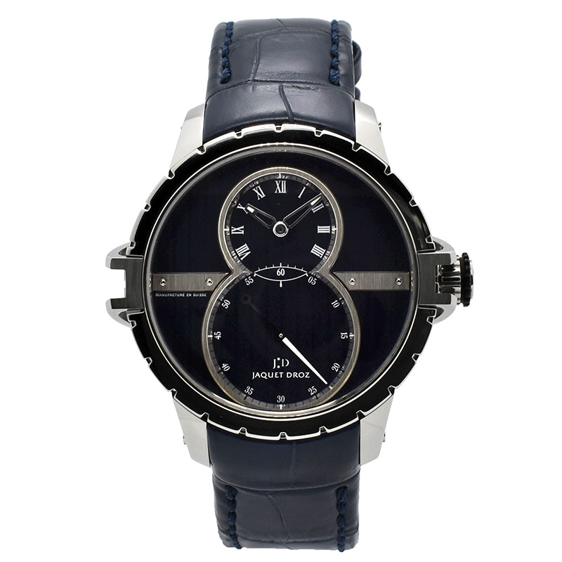 ジャケ ドロー　Jaquet Droz　グランセコンド SW スティール　J029020241　41mm　ブルー　USED　中古