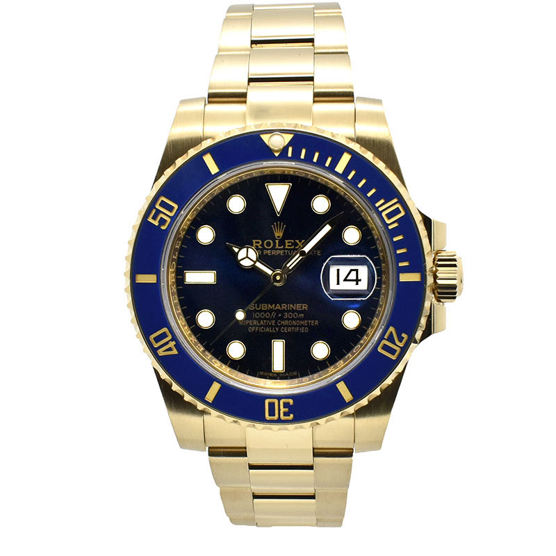 ロレックス　ROLEX　サブマリーナデイト　Ref.116618LB　18KYG　ランダム番　40mm　USED　中古