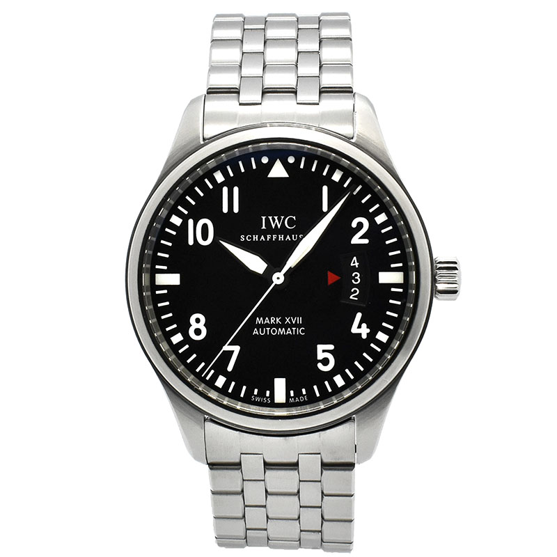 IWC　パイロットウォッチ　マーク17　IW326504　ブラック　41mm　USED　中古
