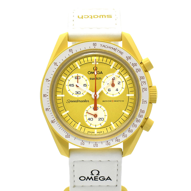 オメガ×スウォッチ　OMEGA×Swatch　ミッション トゥ ザ サン　SO33J100　バイオセラミック　42mm　未使用品