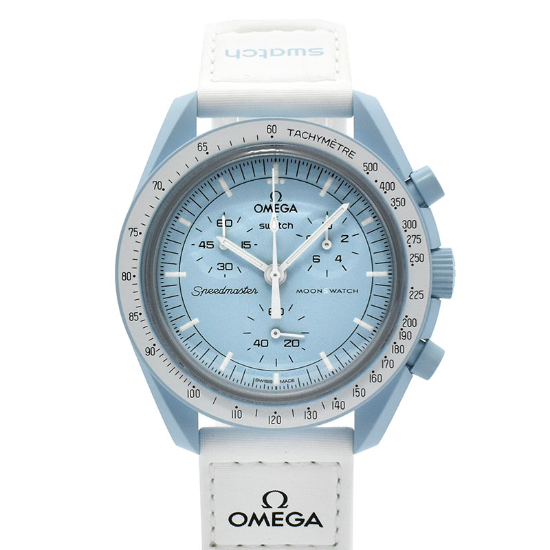 オメガ×スウォッチ　OMEGA×Swatch　ミッション トゥ ウラヌス　SO33L100　バイオセラミック　42mm　未使用品