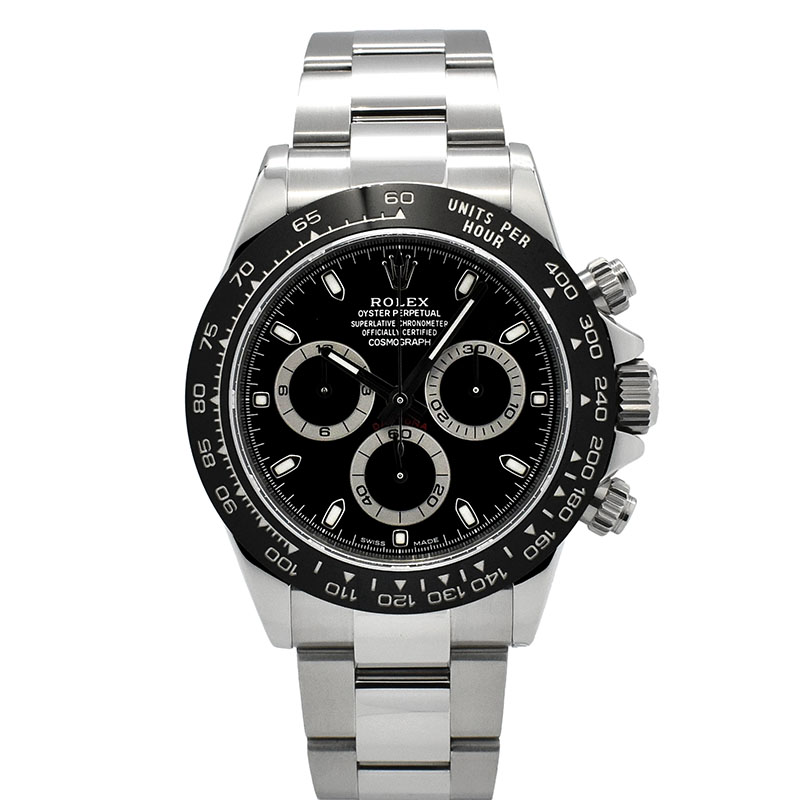 ロレックス　ROLEX　コスモグラフ デイトナ　Ref.116500LN　ブラック　セラミックベゼル　USED　中古