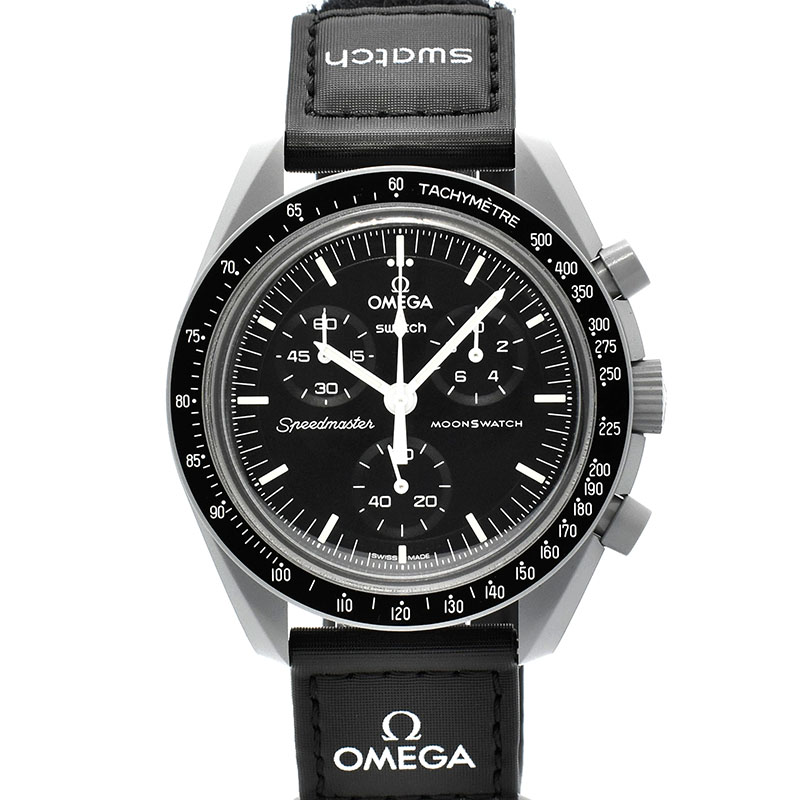 オメガ×スウォッチ　OMEGA×Swatch　ミッション トゥ ザ ムーン　SO33M100　バイオセラミック　42mm　未使用品