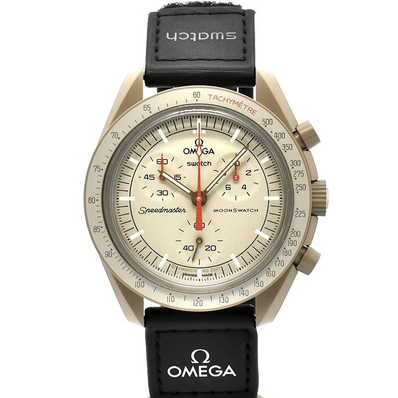 オメガ×スウォッチ　OMEGA×Swatch　ミッション トゥ ジュピター　SO33C100　バイオセラミック　42mm　未使用品