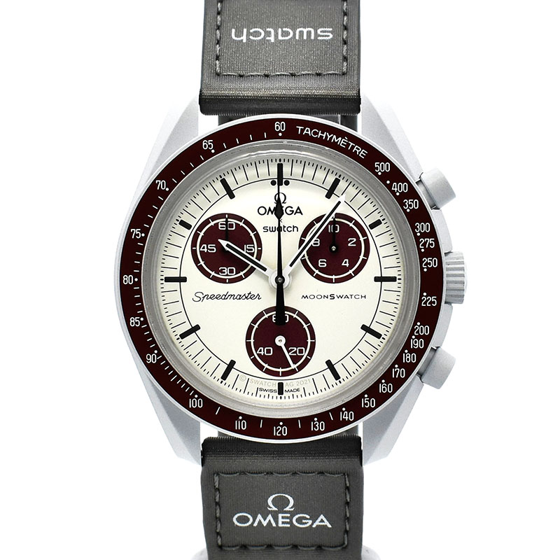 オメガ×スウォッチ　OMEGA×Swatch　ミッション トゥ プルート　SO33M101　バイオセラミック　42mm　未使用品