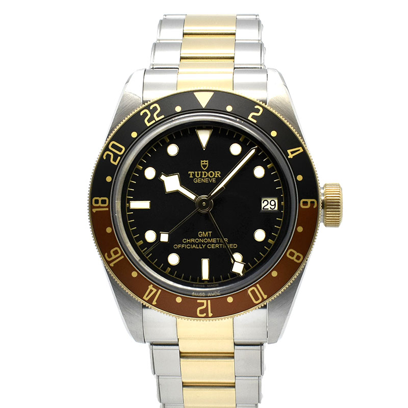 チューダー(チュードル)　TUDOR　ヘリテージ ブラックベイ GMT S&G　Ref.79833MN　41mm　ブラック　USED　中古