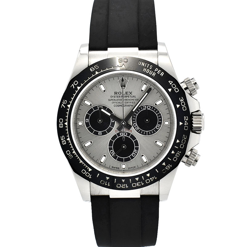 ロレックス　ROLEX　デイトナ　Ref.116519LN　スチール/ブラック　オイスターフレックス　18KWG　USED　中古