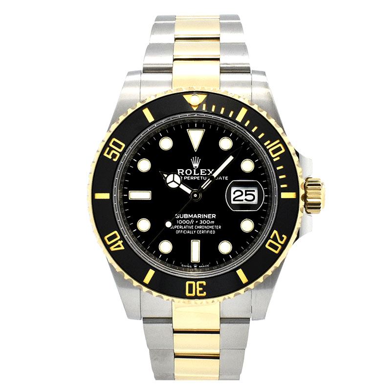ロレックス　ROLEX　サブマリーナデイト　Ref.126613LN　18KYG/SS　41mm　ブラック　USED　中古