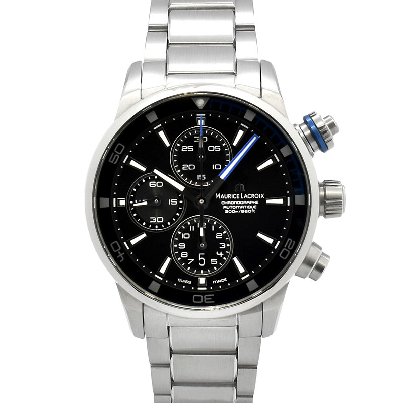 モーリスラクロア　MAURICE LACROIX　ポントス S クロノグラフ　PT6008-SS002-331　自動巻き　43mm　USED　中古