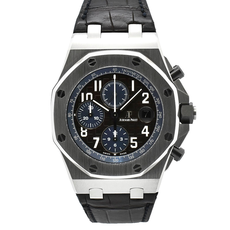 オーデマ・ピゲ　AUDEMARS PIGUET　ロイヤルオーク オフショアクロノグラフ　26470ST.OO.A099CR.01　42mm　ブラウン/ブルー　USED　中古