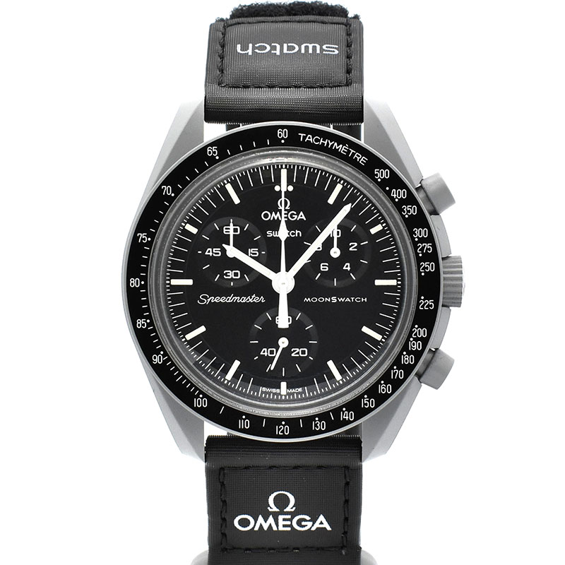 オメガ×スウォッチ　OMEGA×Swatch　ミッション トゥ ザ ムーン　SO33M100　バイオセラミック　42mm　未使用品
