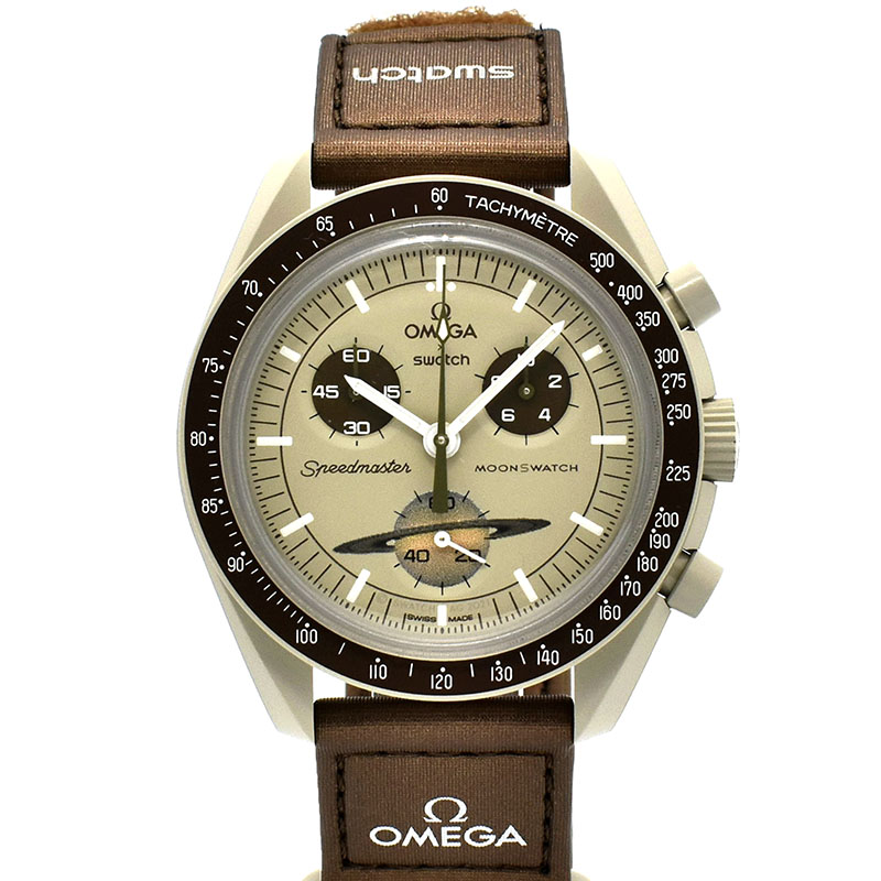 オメガ×スウォッチ　OMEGA×Swatch　ミッション トゥ サターン　SO33T100　バイオセラミック　42mm　未使用品