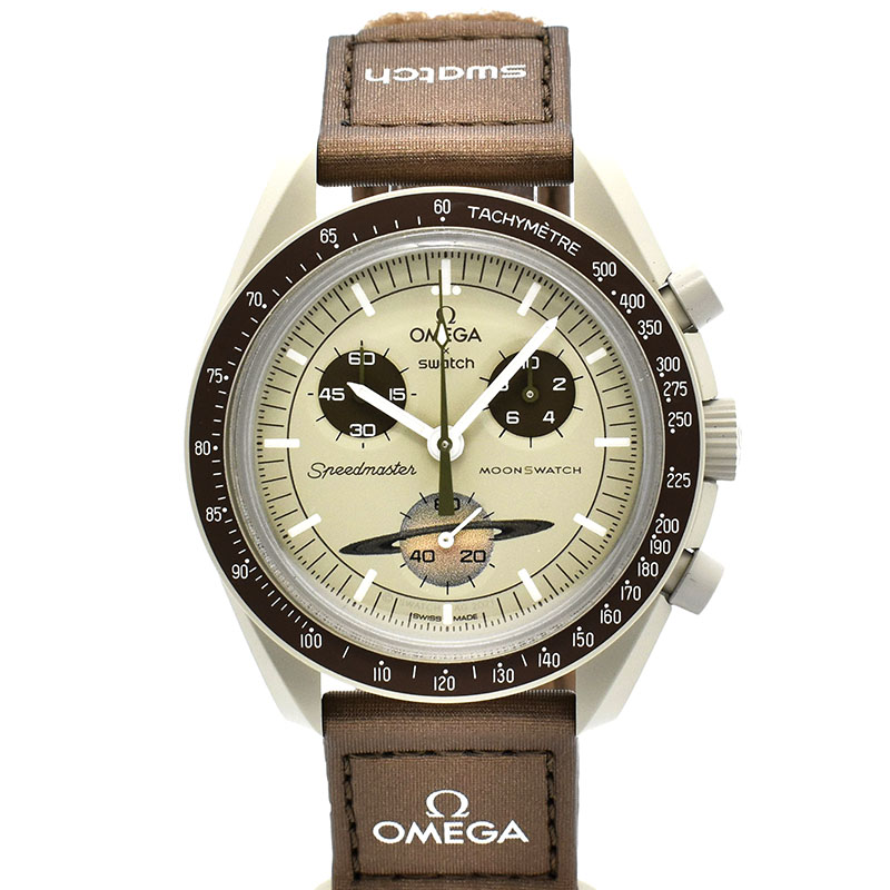 オメガ×スウォッチ　OMEGA×Swatch　ミッション トゥ サターン　SO33T100　バイオセラミック　42mm　未使用品