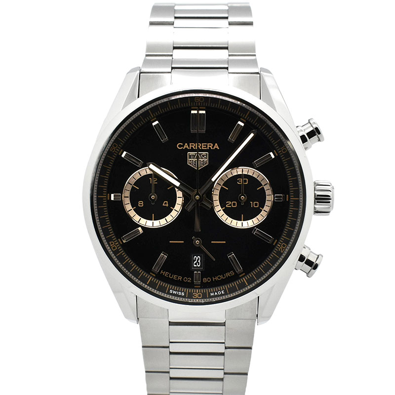 タグホイヤー　TAG HEUER　カレラ キャリバーホイヤー02 クロノグラフ ジャパンリミテッドエディション　CBN2019.BA0642　日本300本限定　SS　42mm　USED　中古