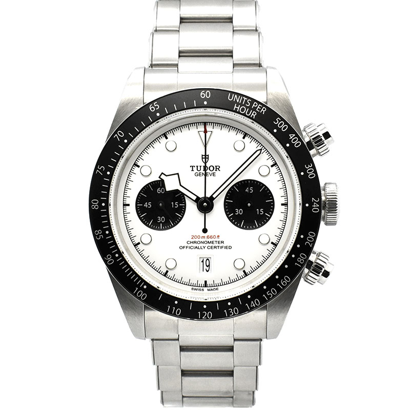 チューダー(チュードル)　TUDOR　ヘリテージ ブラックベイ クロノ　79360N　41mm　ホワイト　USED　中古