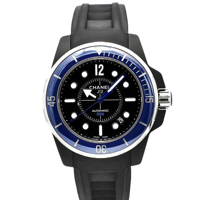 シャネル　CHANEL　J12 マリーン 42　H2559　ブラック　USED　中古