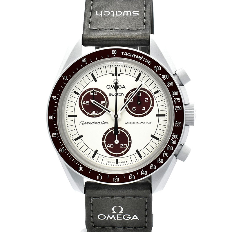 オメガ×スウォッチ　OMEGA×Swatch　ミッション トゥ プルート　SO33M101　バイオセラミック　42mm　未使用品