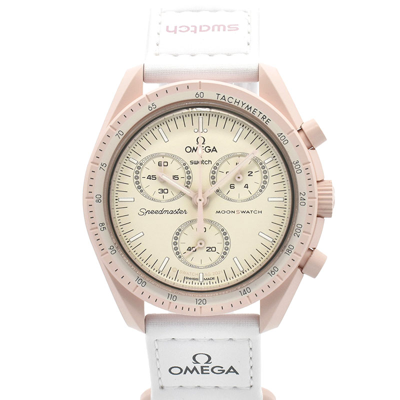 オメガ×スウォッチ　OMEGA×Swatch　ミッション トゥ ヴィーナス　SO33P100　バイオセラミック　42mm　未使用品