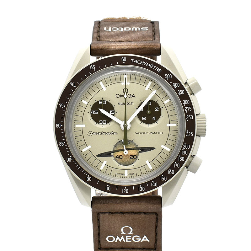 オメガ×スウォッチ　OMEGA×Swatch　ミッション トゥ サターン　SO33T100　バイオセラミック　42mm　未使用品