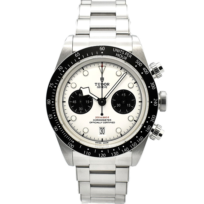 チューダー(チュードル)　TUDOR　ヘリテージ ブラックベイ クロノ　Ref.79360N　41mm　ホワイト　未使用品