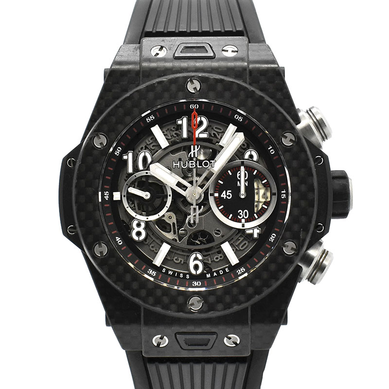 ウブロ　HUBLOT　ビッグバン ウニコ カーボン　411.QX.1170.RX　45mm　USED　中古