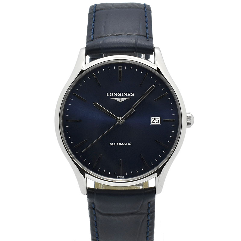 ロンジン　LONGINES　リール　L4.960.4.92.2　ブルー　38mm　未使用品
