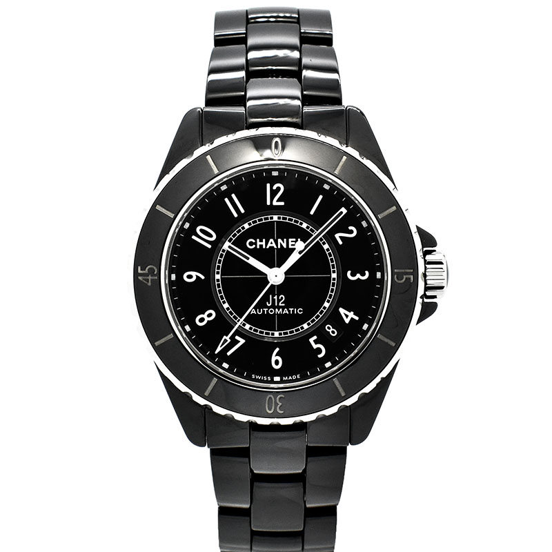 シャネル　CHANEL　J12 キャリバー12.1　H5697　38mm　自動巻き　ブラック　USED　中古