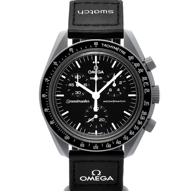 オメガ×スウォッチ　OMEGA×Swatch　ミッション トゥ ザ ムーン　SO33M100　バイオセラミック　42mm　未使用品