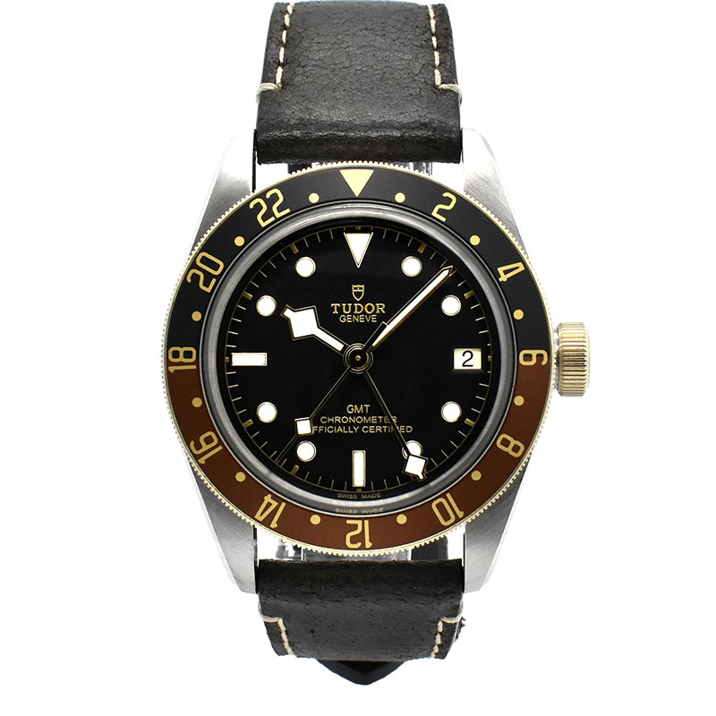 チューダー(チュードル)　TUDOR　ヘリテージ ブラックベイ GMT S&G　Ref.79833MN　41mm　ブラック　USED　中古