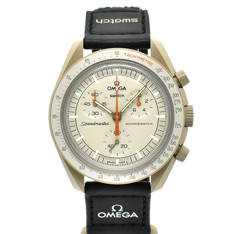 オメガ×スウォッチ　OMEGA×Swatch　ミッション トゥ ジュピター　SO33C100　バイオセラミック　42mm　未使用品