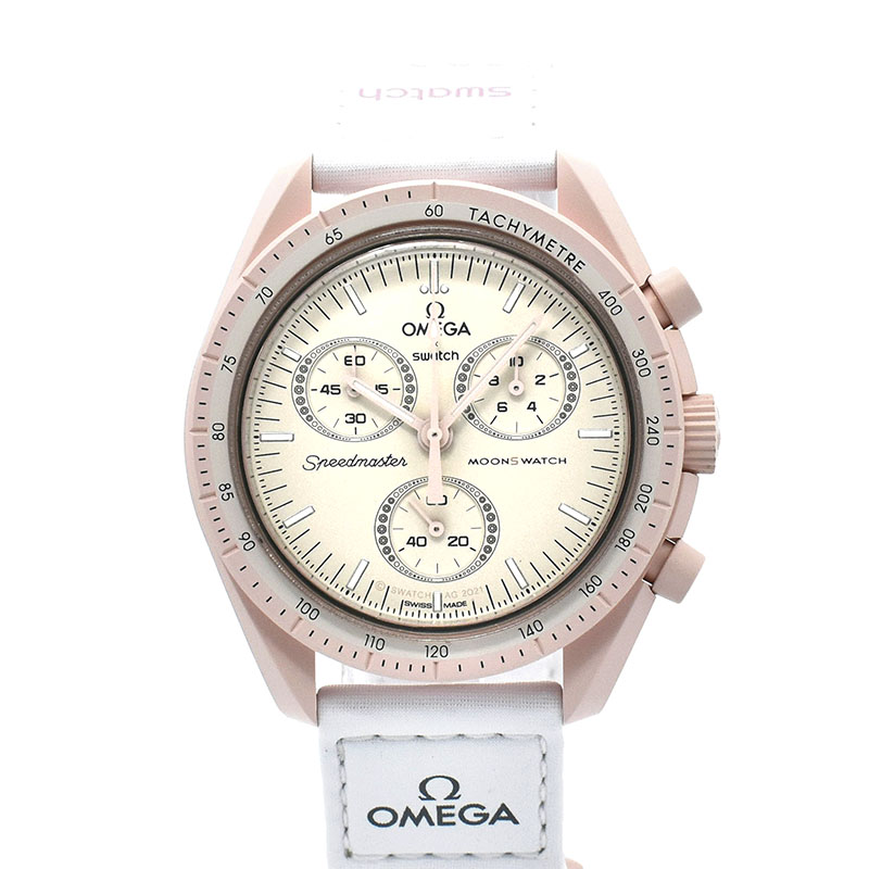 オメガ×スウォッチ　OMEGA×Swatch　ミッション トゥ ヴィーナス　SO33P100　バイオセラミック　42mm　未使用品