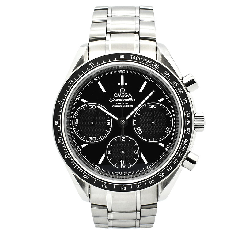 オメガ　OMEGA　スピードマスターレーシング　326.30.40.50.01.001　SS　ブラック　40mm　自動巻　USED　中古
