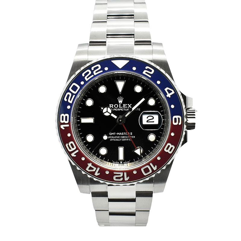 ロレックス　ROLEX　GMTマスター2　Ref.126710BLRO　ブルー/レッドベゼル　40mm　USED　中古