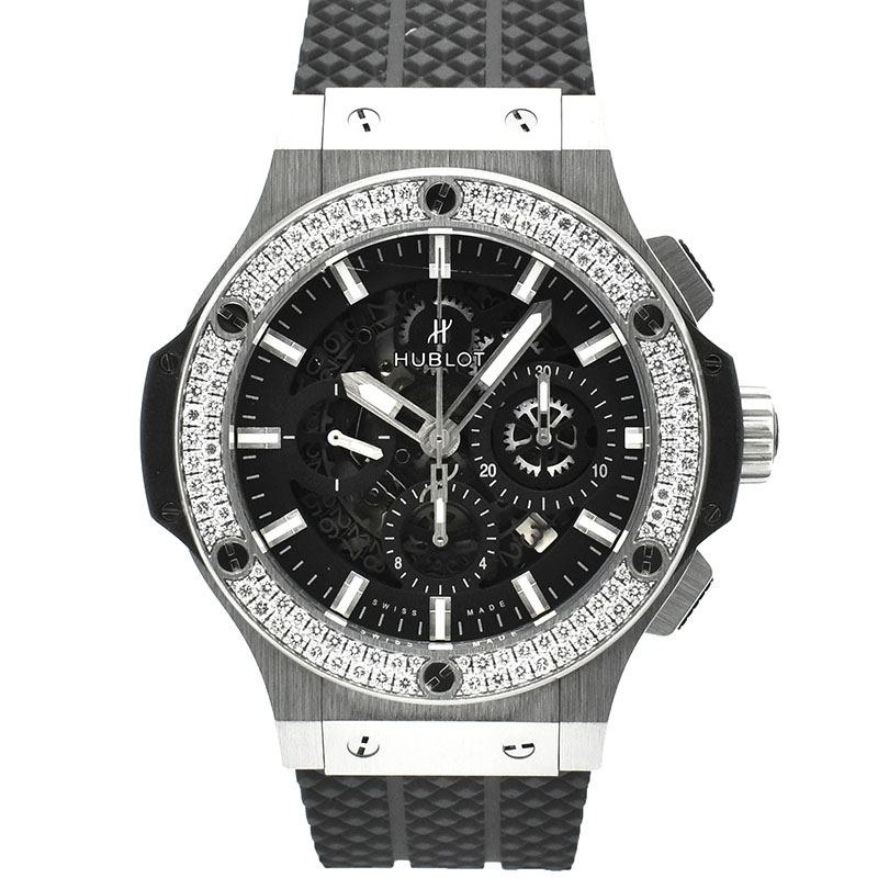 ウブロ　HUBLOT　ビッグバン アエロバン ベゼルダイヤ　311.SX.1170.RX.1104　44mm　USED　中古