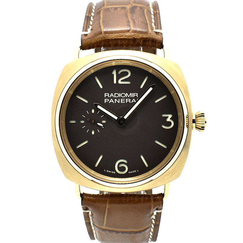 パネライ　PANERAI　ラジオミール オロローザ　PAM00336　世界500本限定　18KPG　42mm　手巻き　ブラウン　USED　中古